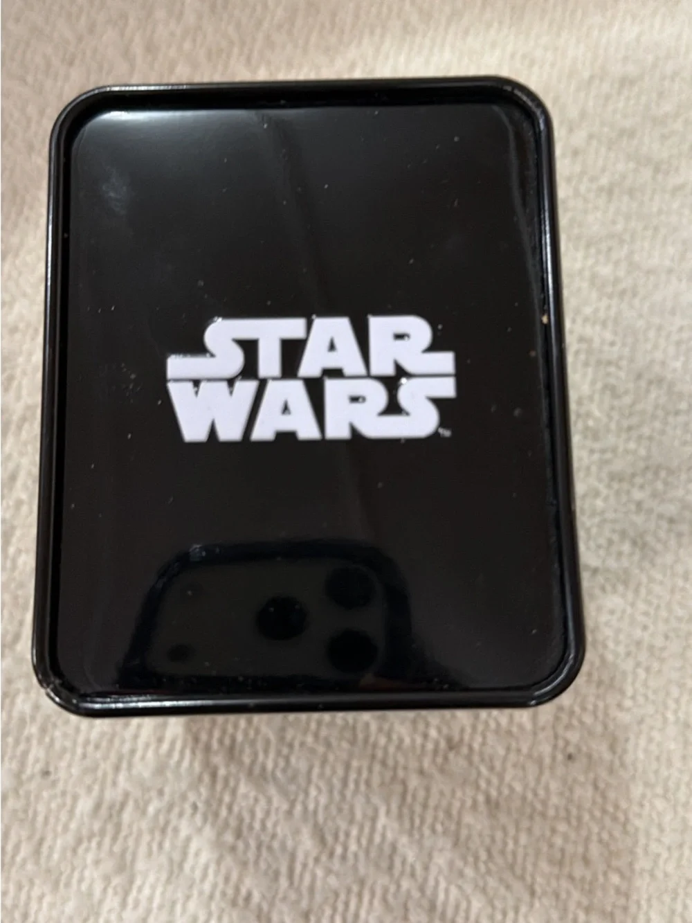 Black Darth Vader Themed Men's Quartz Watch